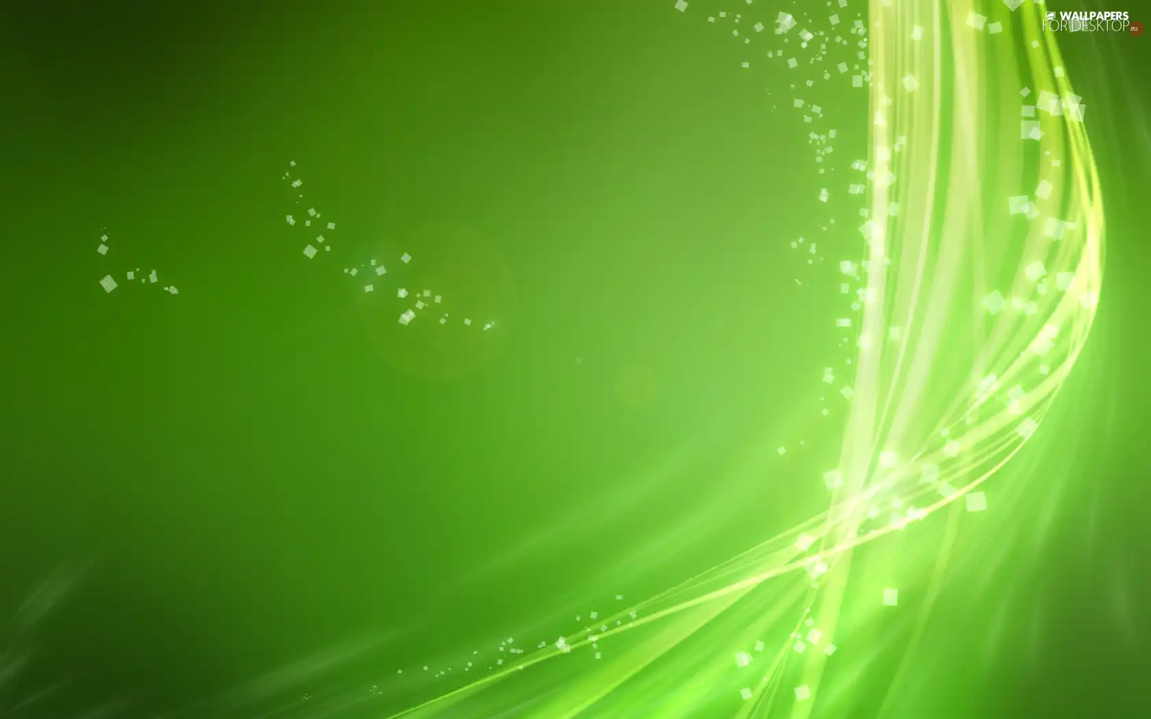 web, green ones, The luminous