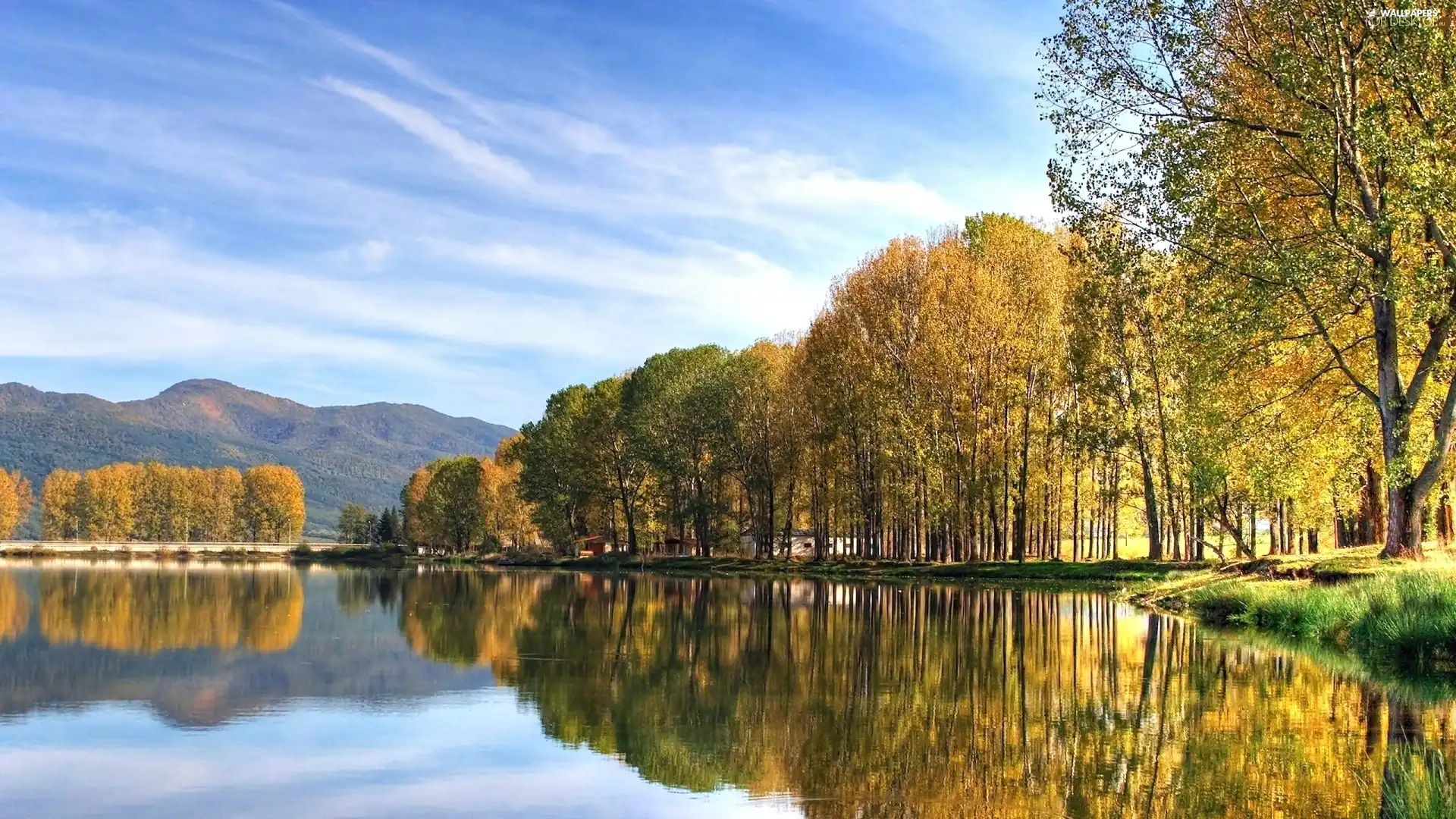 The Hills, Sky, trees, viewes, lake