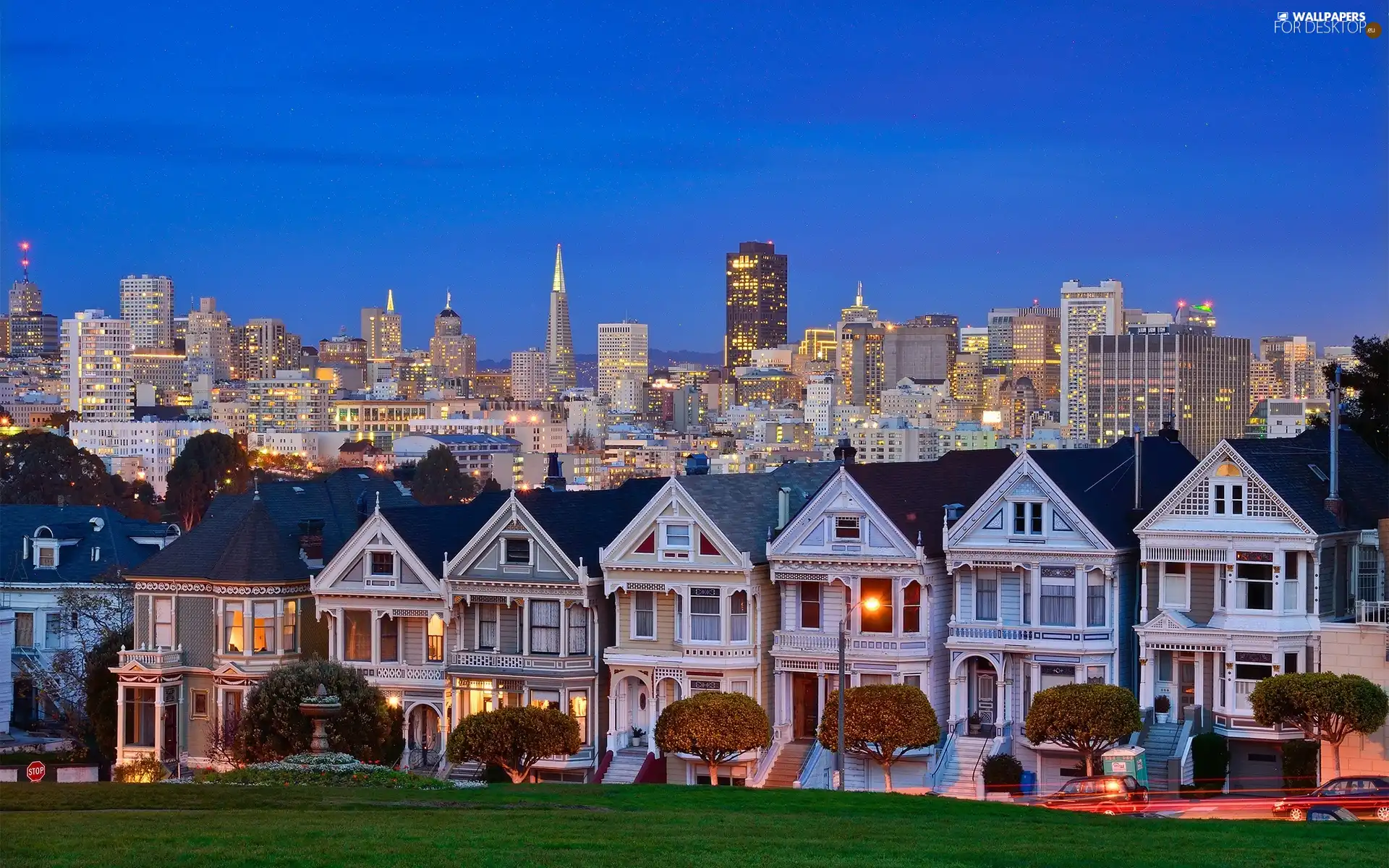 evening, San Francisco, Town