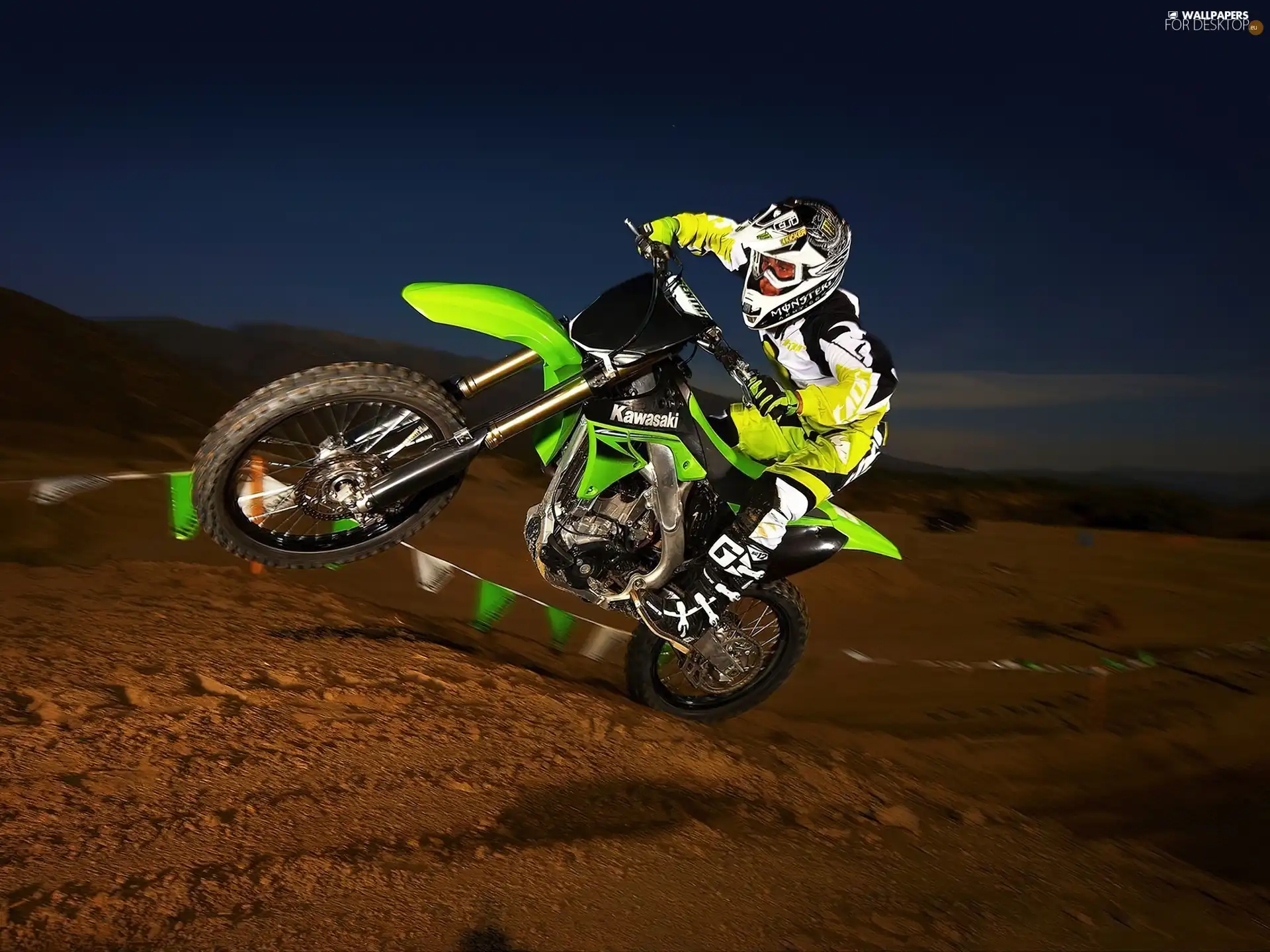 Rally, Kawasaki KX250F, track