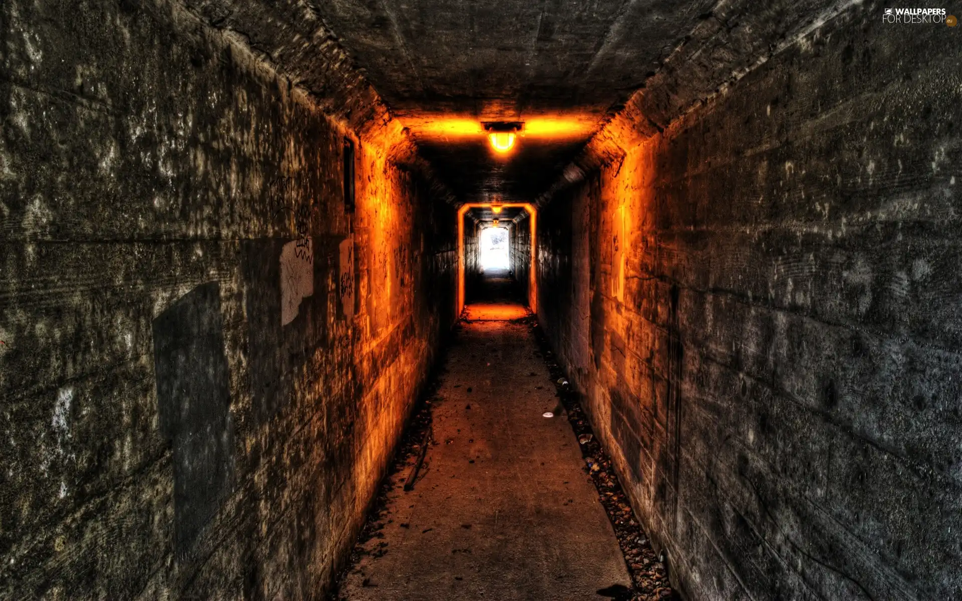 tunnel, basement, light