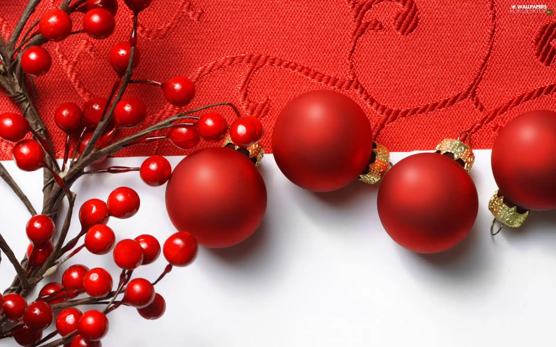 Twigs, Red, baubles