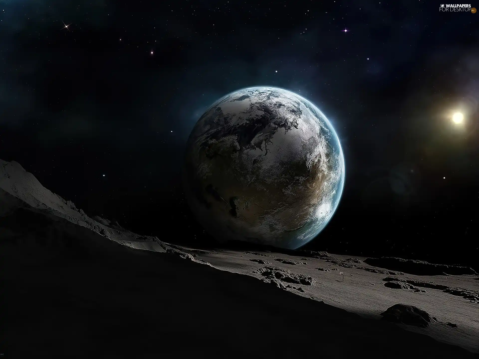 Universe, Planets, land