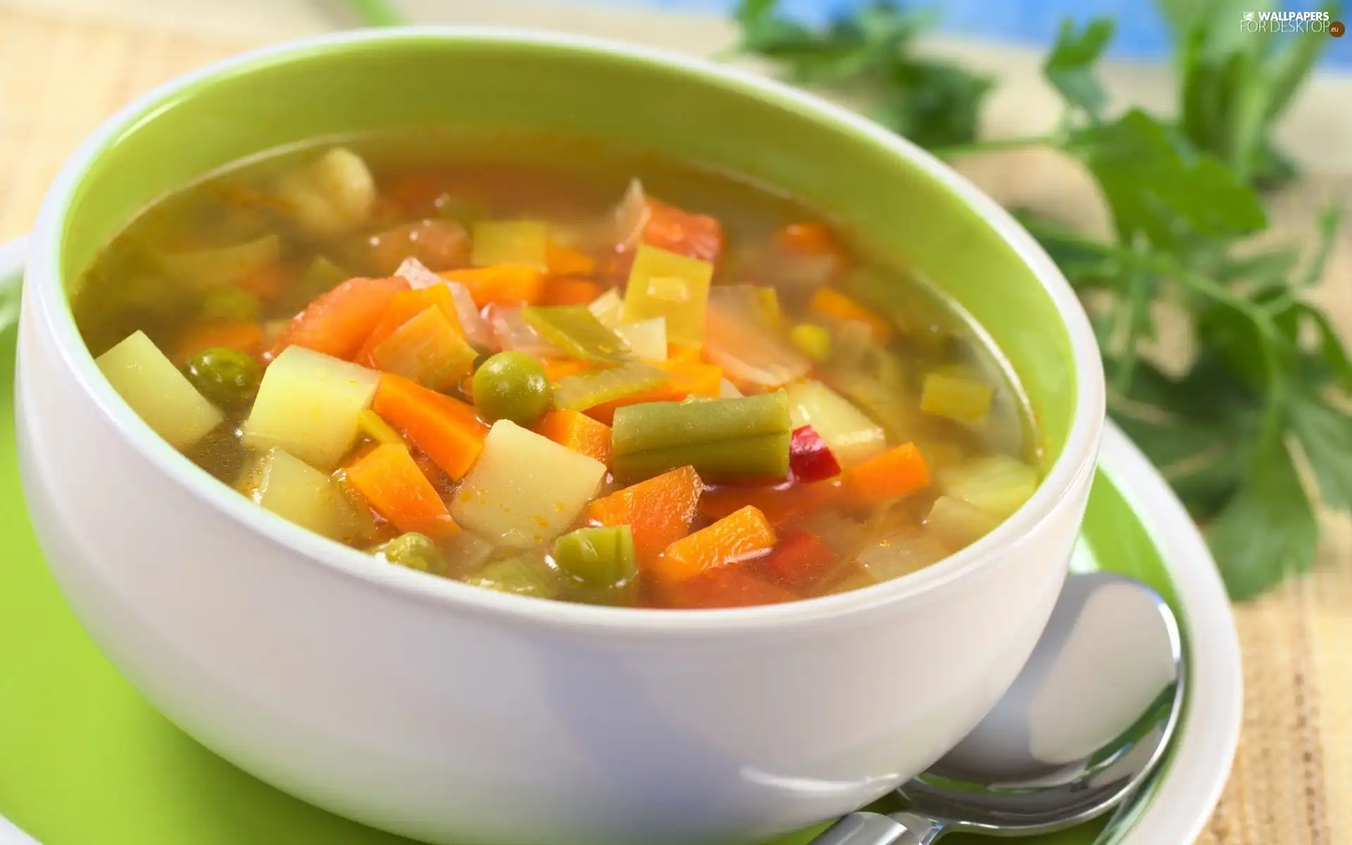 vegetable, bowl, soup