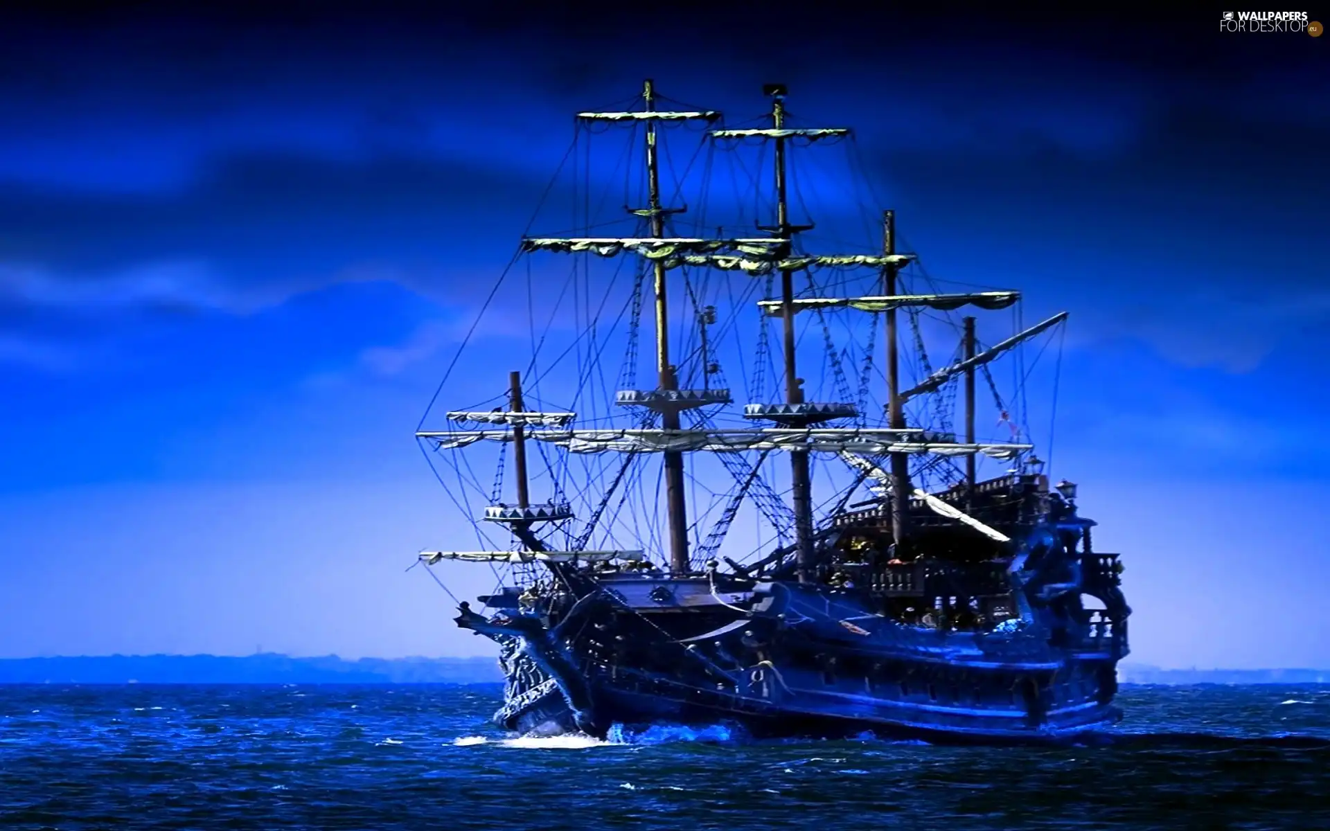 sea, sailing vessel