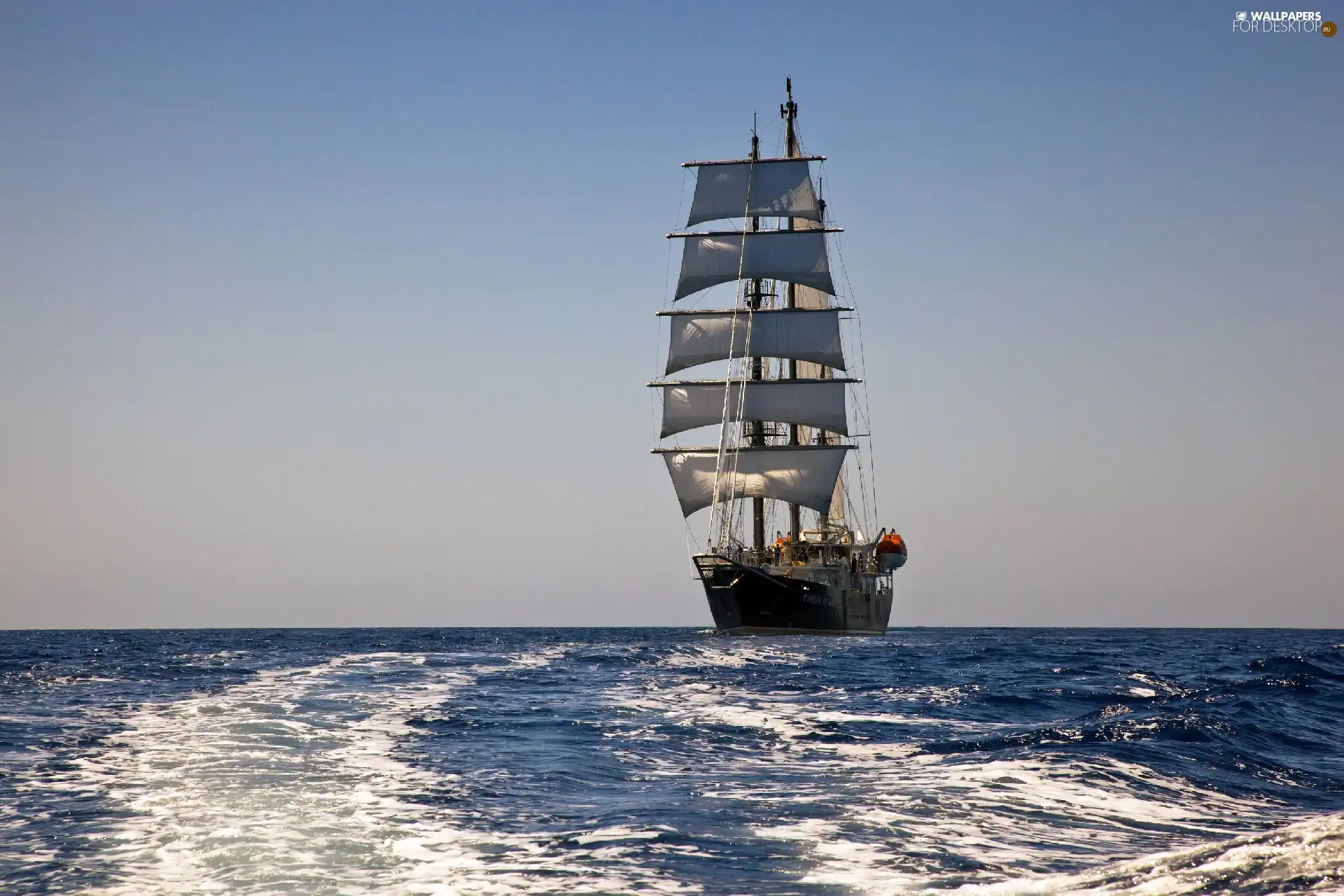 sea, sailing vessel