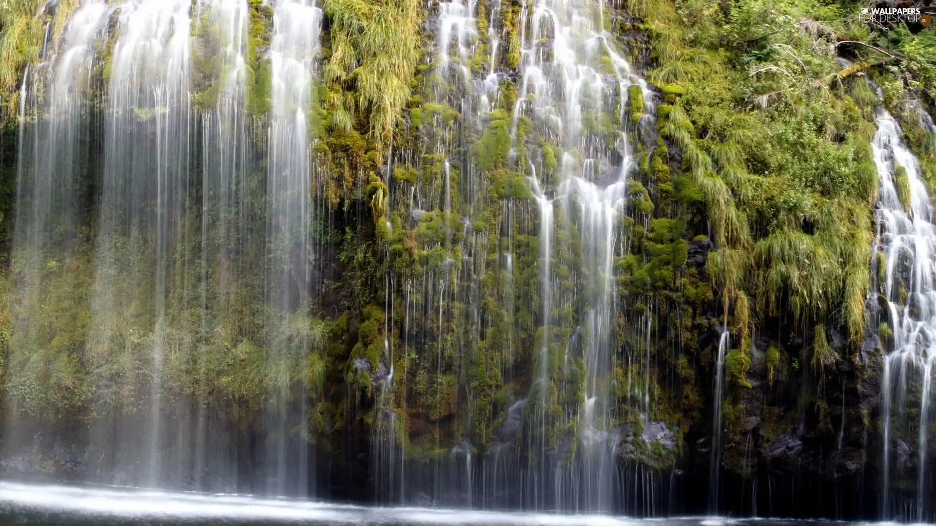 waterfall, View