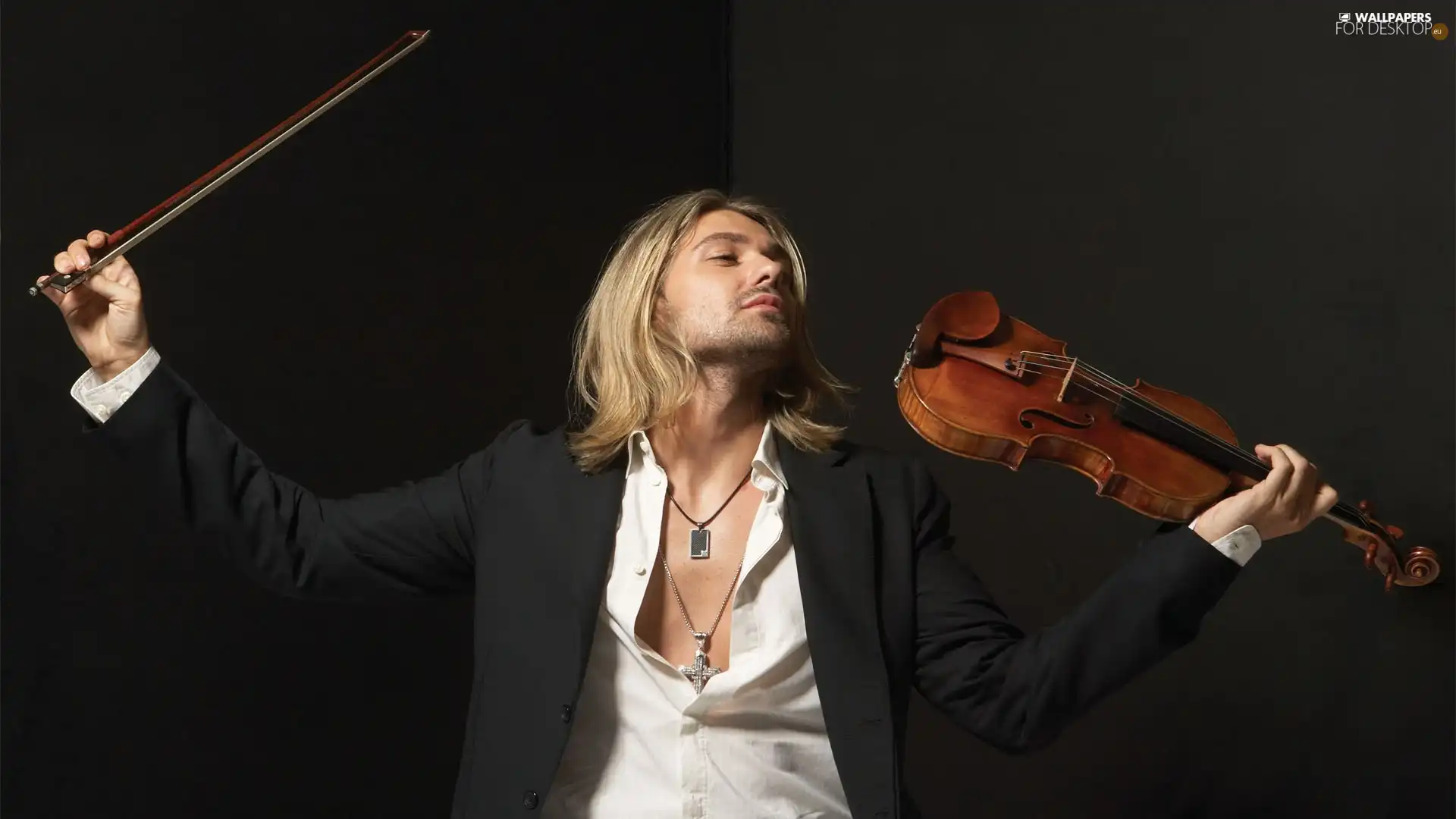 David, musician, violin, Garrett