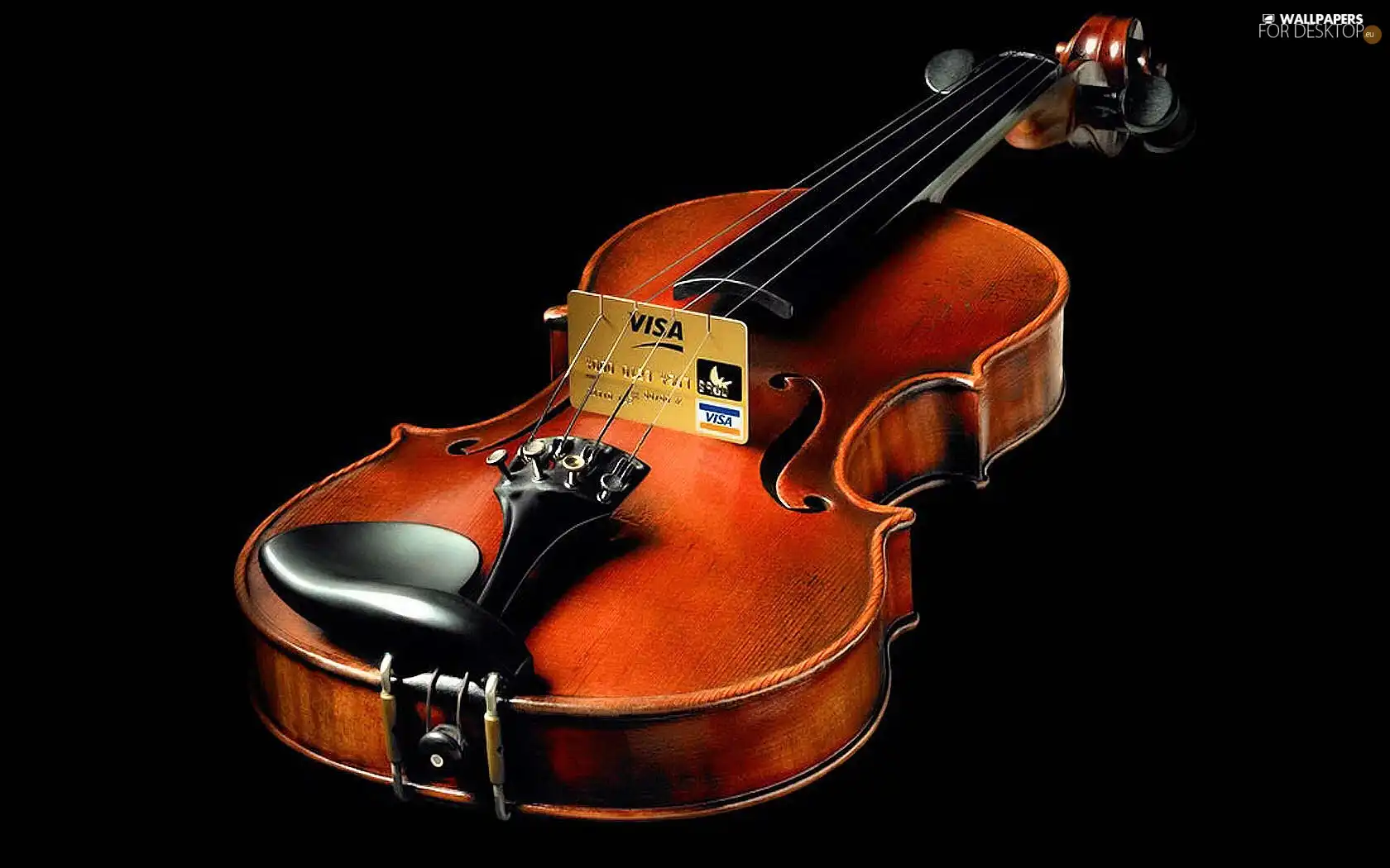 Visa, violin, Card