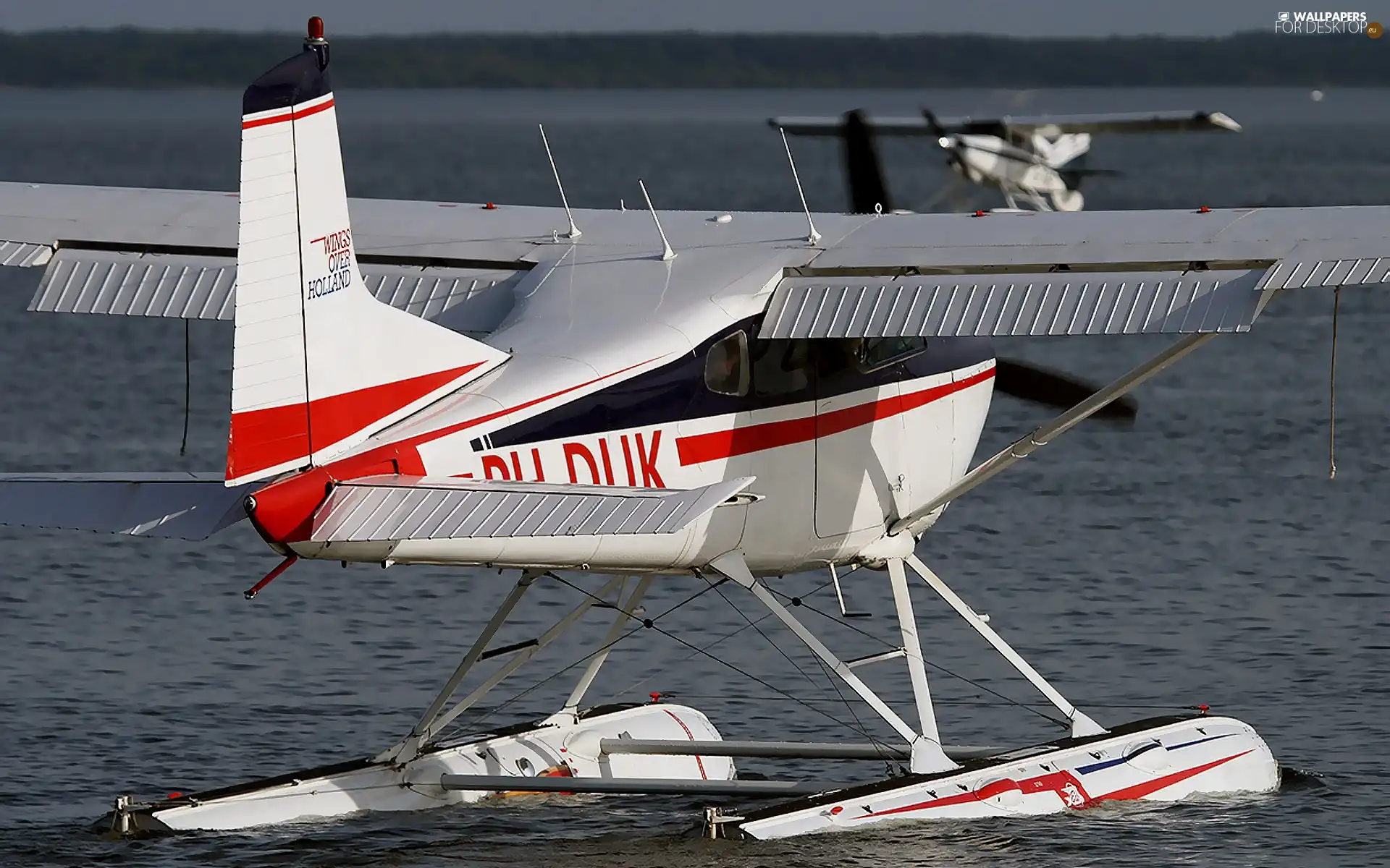 Cessna 185, an, water, Seaplane