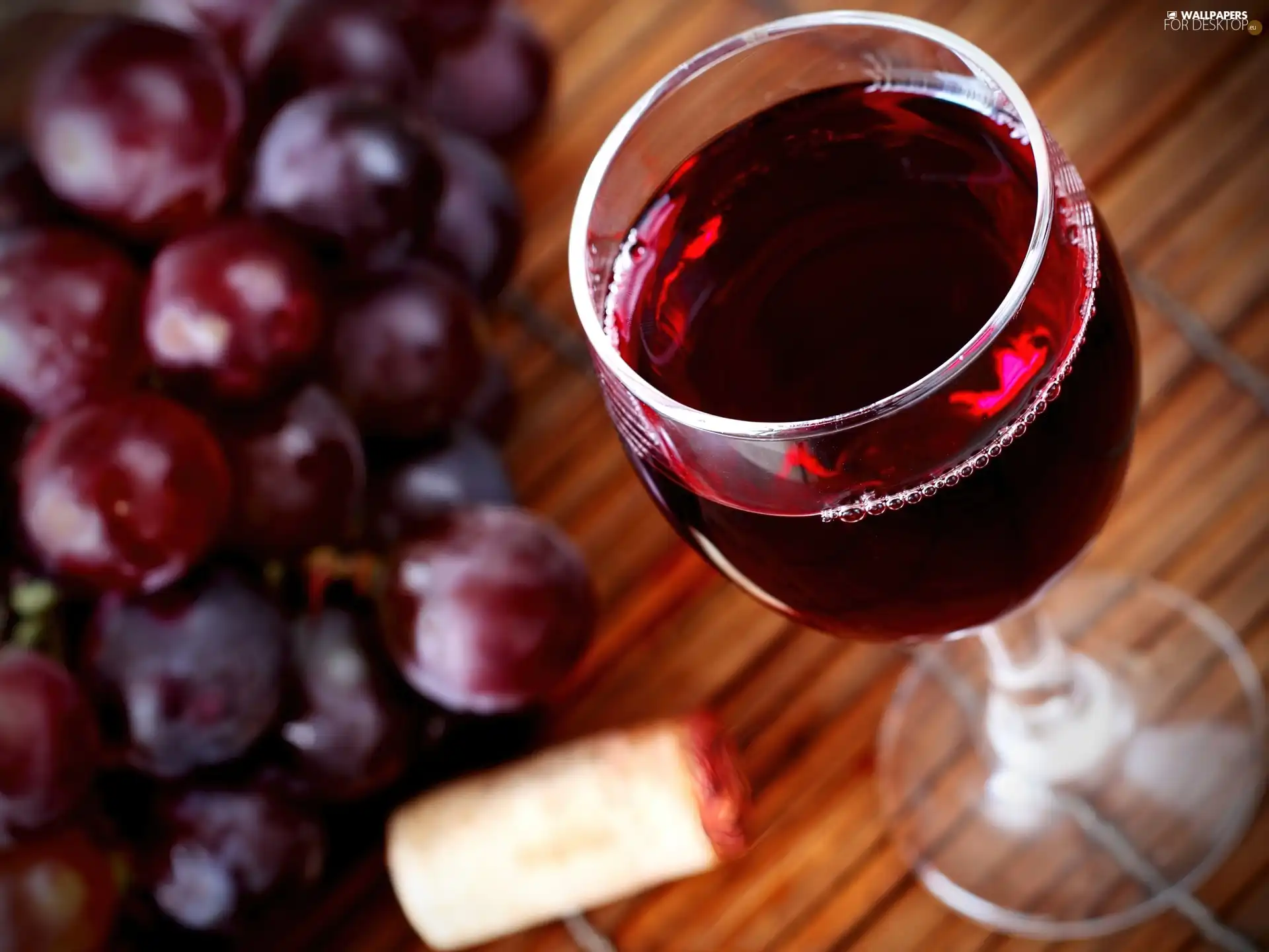 Grapes, Red, Wine, glass