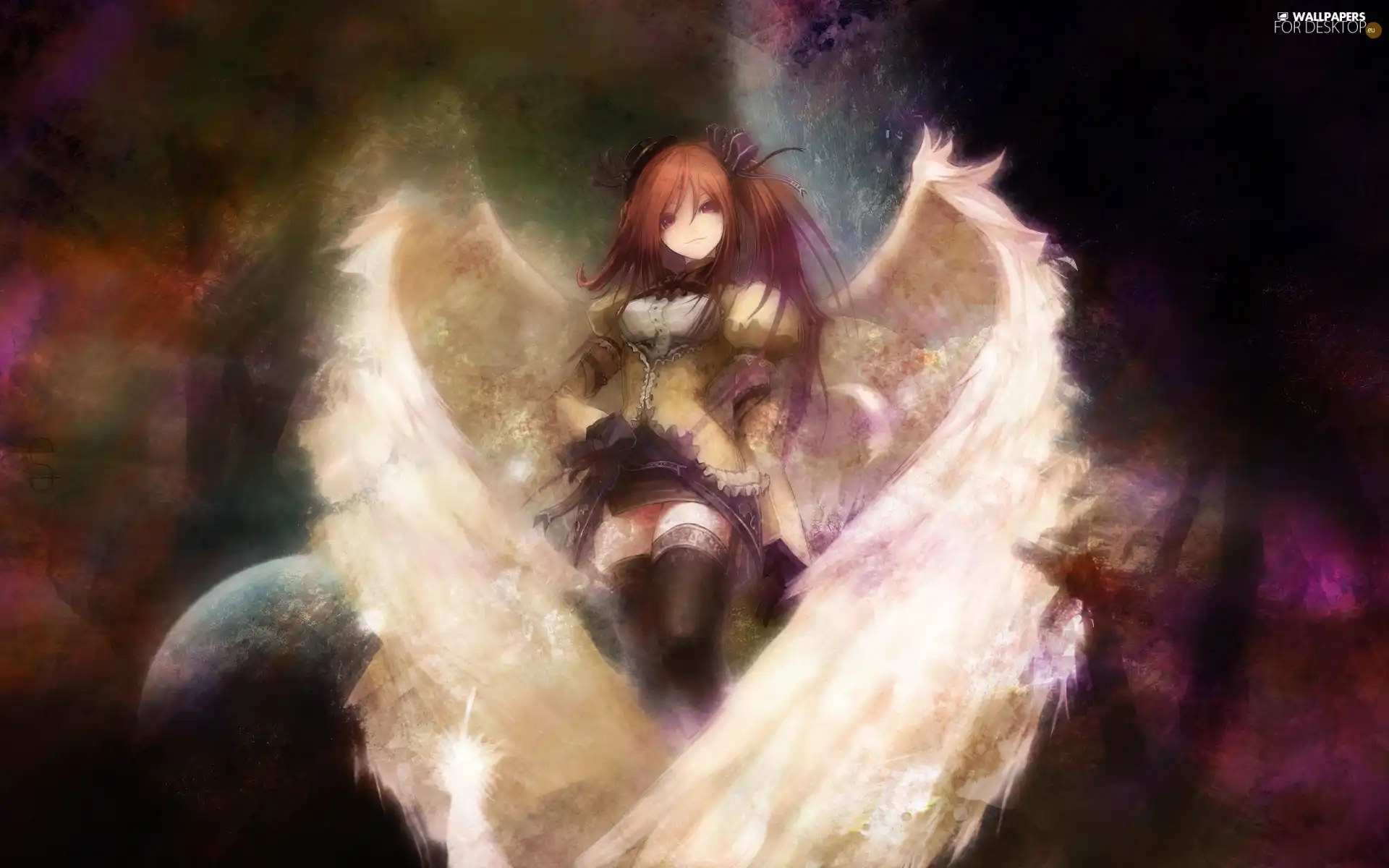 wings, girl, angel