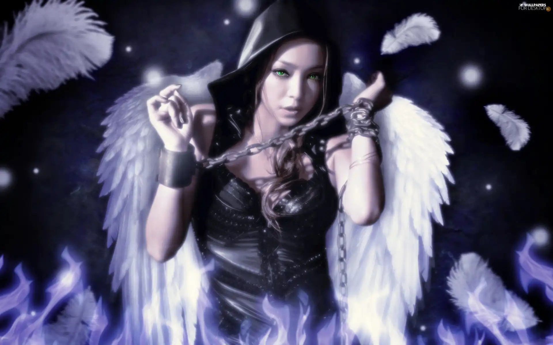 wings, angel, Women