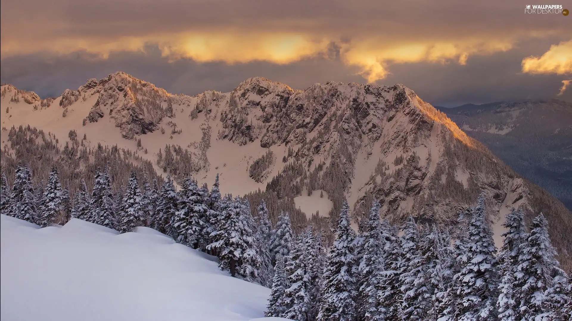 Mountains, winter