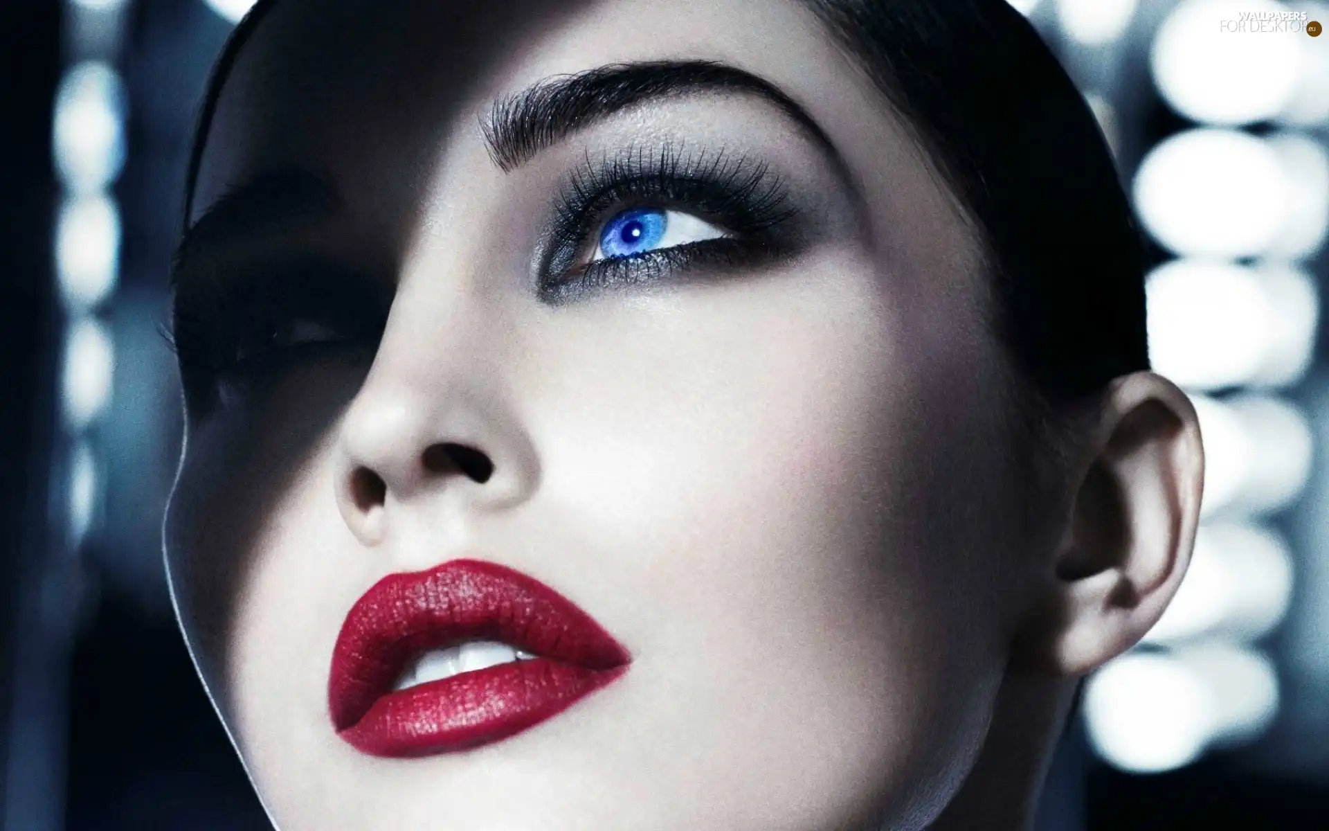 face, make-up, Megan Fox, Womens