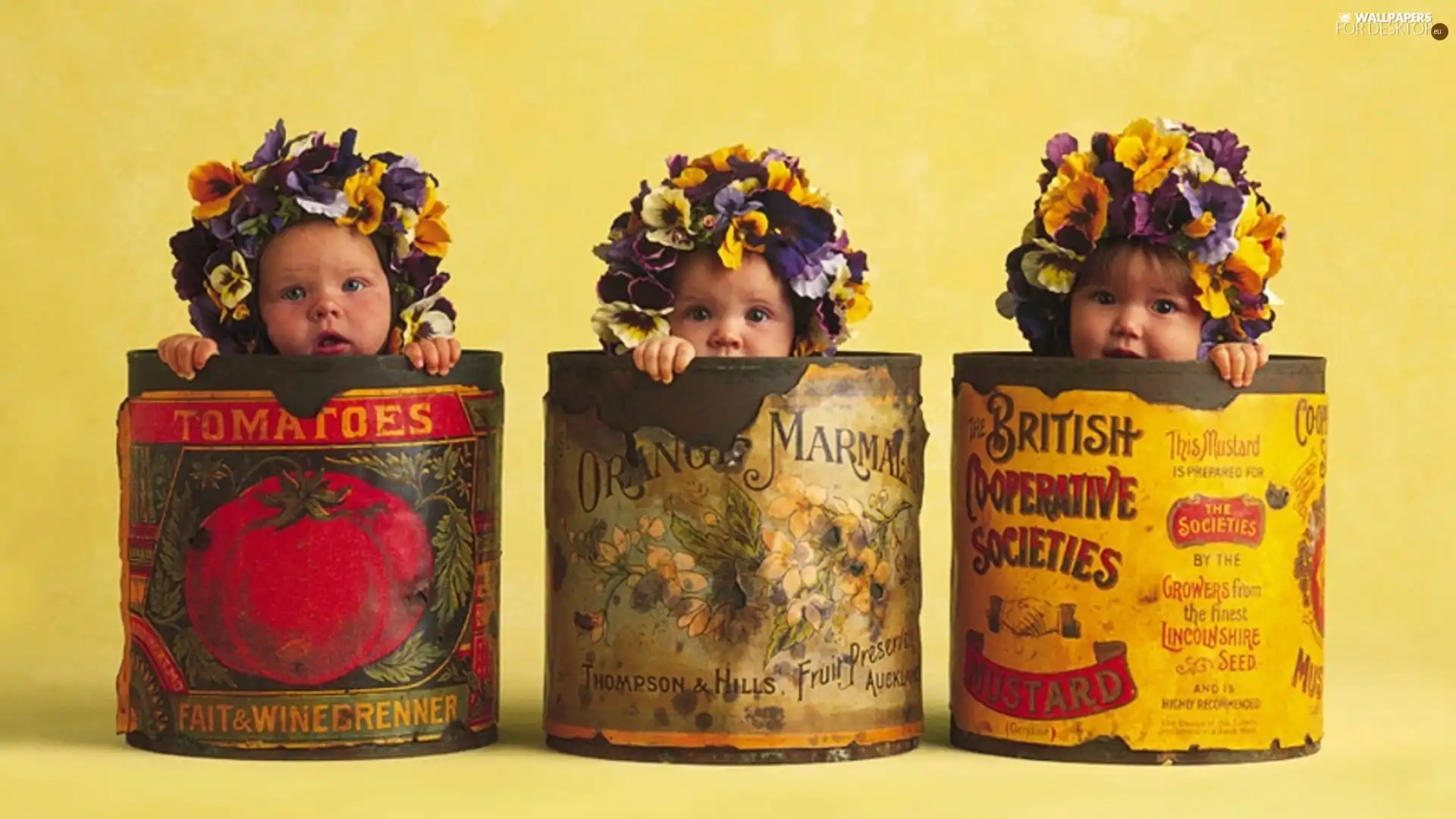Wreaths, flowers, small, Kids, three