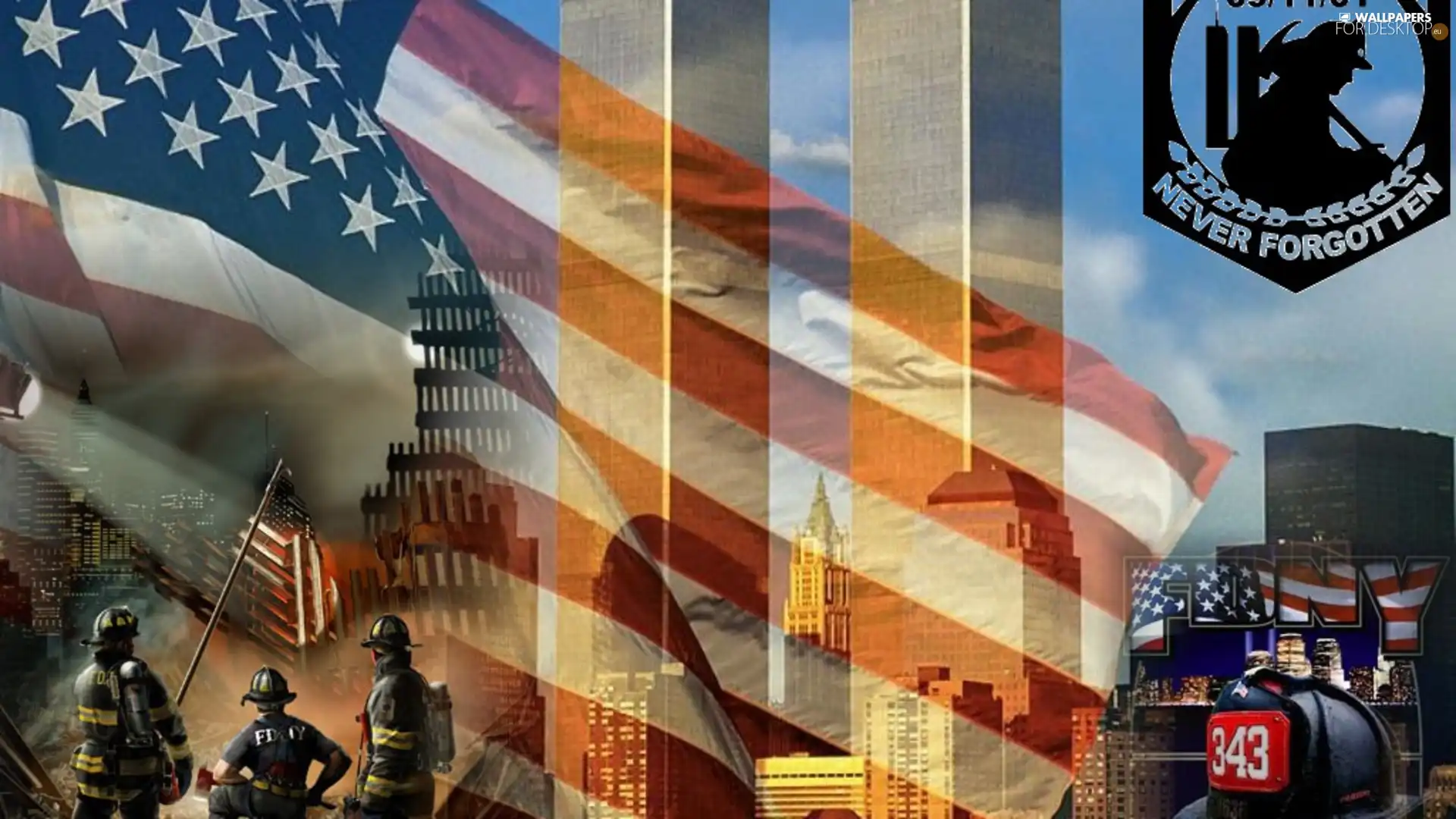 WTC, New York, no, forget, never, USA