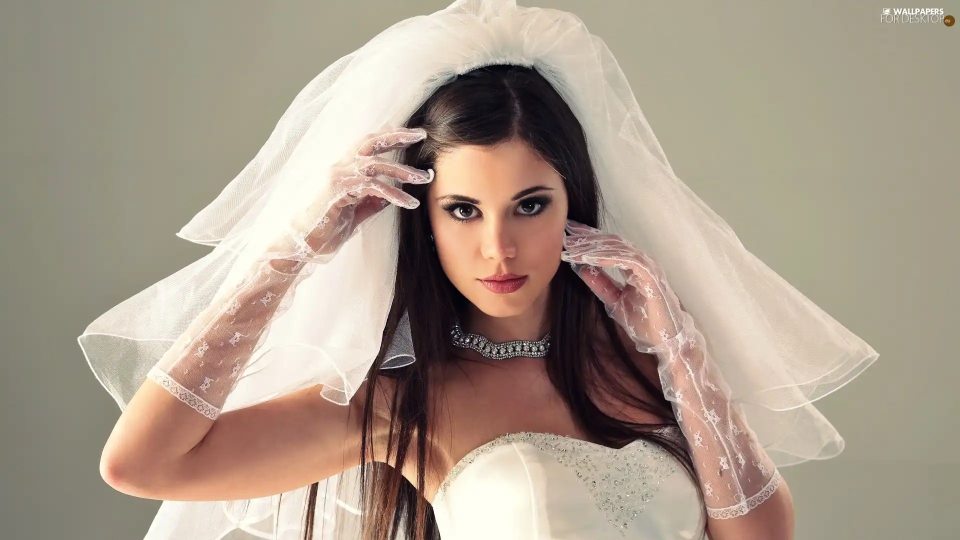 young, brunette, lady
