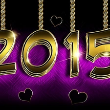 hearts, New Year, 2015