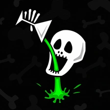 skull, Absinth