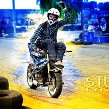 Acrobatics, passion, Sport, Stunt, motor-bike