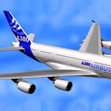 model, Airbus A380 SuperJumbo