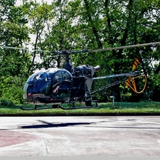 Brazos, AS-313, Alouette II, Helicopters