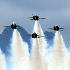 six, blue, angels, Aircraft
