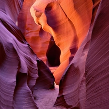 Antelope, Arizona, Glow, canyon, golden