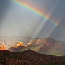 Great Rainbows, canyon, Arizona