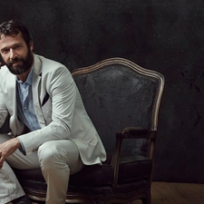 a man, James Purefoy, Armchair, actor