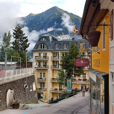 Hotel hall, Bad Gastein, Austria, alley