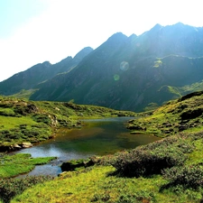 Austria, Mountains, River