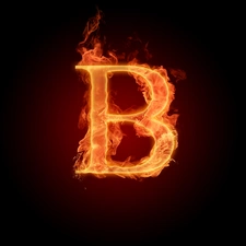 Big Fire, letter, B