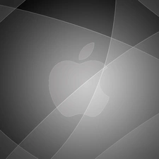 background, Apple, Grey