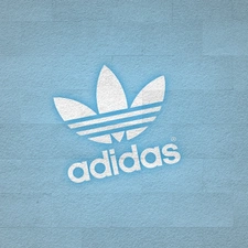adidas, Light blue, background
