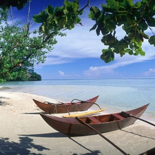 Beaches, Island, boats