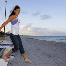 Ana Ivanović, sea, Beaches, Yachts