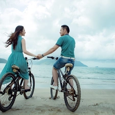 Bikes, lovers, Beaches