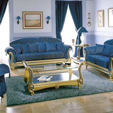 saloon, Blue, furniture, hospitable