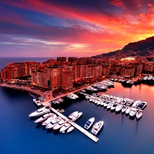 Boats, Monaco, port