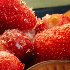 strawberries, bowl