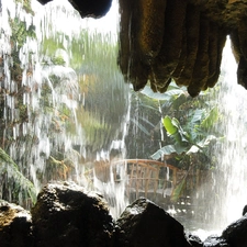 bridges, cave, water