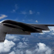 clouds, Boeing B-2 Spirit, by