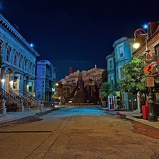 California, Houses, Street