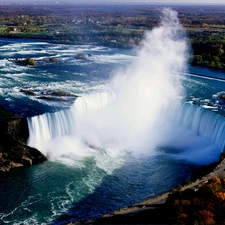 waterfall, Falls, Canada, Niagara Falls