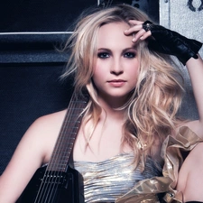 Guitar, Blonde, Candice Accola