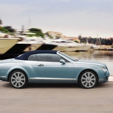 the roof, Bentley Continental GTC, canvas