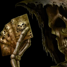 skeleton, Cards