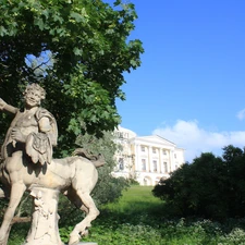 Russia, Statue monument, centaur, Pawlowski